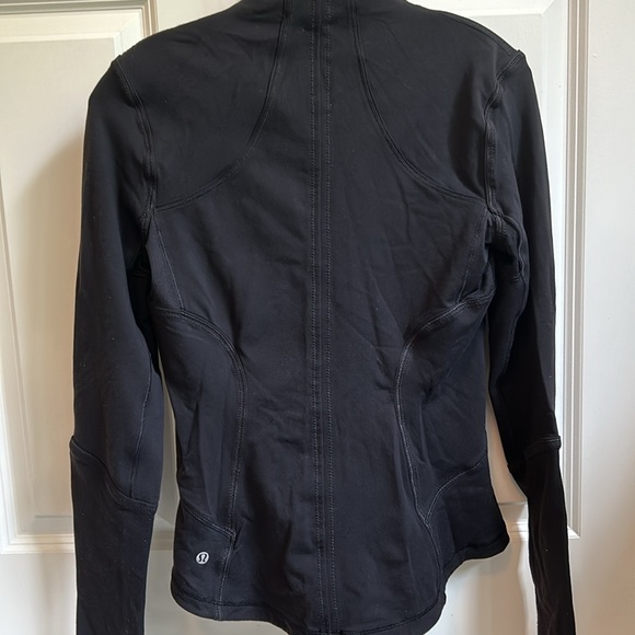Black lululemon zip up sweatshirt - Picture 2 of 2